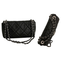 Chanel Classic Flap Bag Leer in Zwart