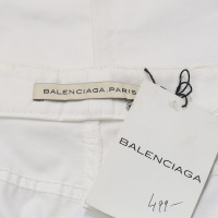 Balenciaga Hose aus Baumwolle in Weiß