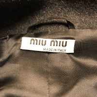 Miu Miu Veste en gris foncé