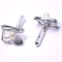 Tasaki Jewellery Set Silver in Silvery