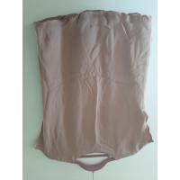 Max Mara Studio Top Silk in Nude