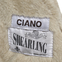 Altre marche Ciano - giacca in pelle di agnello marrone