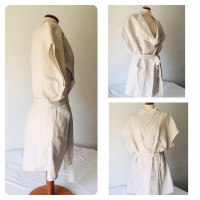 Krizia Jacket/Coat Linen in Beige