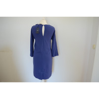 Jil Sander Vestito in Viscosa in Blu