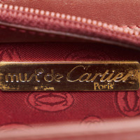 Cartier Clutch Leer in Rood