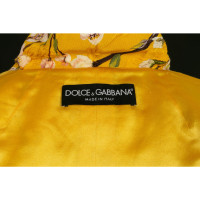 Dolce & Gabbana Jacket/Coat Cotton in Yellow