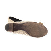 Burberry Slippers/Ballerinas Leather in Gold