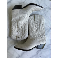 Isabel Marant Stiefel aus Leder in Weiß