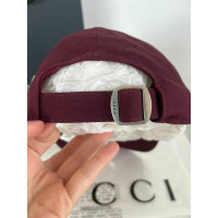 Gucci Hat/Cap Cotton in Bordeaux