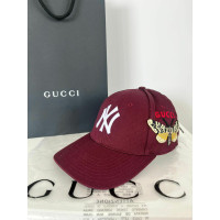 Gucci Hat/Cap Cotton in Bordeaux