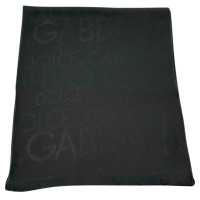 Dolce & Gabbana Schal/Tuch aus Wolle in Blau