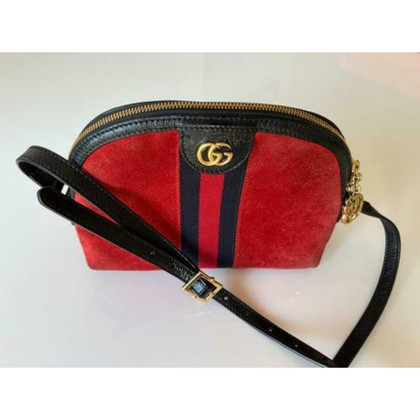 Gucci Ophidia Suede in Red