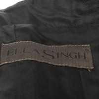 Ella Singh Robe bandeau avec des détails colorés