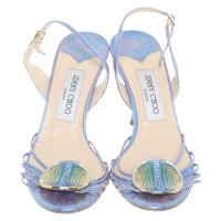 Jimmy Choo Sandals Leather in Blue