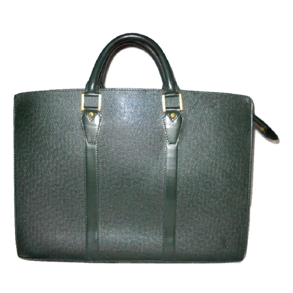 Louis Vuitton "Porte-Documents" Taiga leather