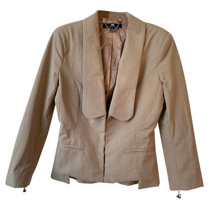 Elisabetta Franchi Jacket/Coat Cotton in Beige