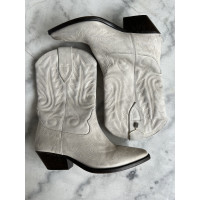 Isabel Marant Stiefel aus Leder in Weiß