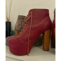 Jeffrey Campbell Ankle boots Leather in Red