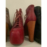 Jeffrey Campbell Ankle boots Leather in Red