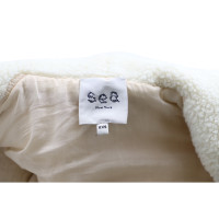 Sea Jacke/Mantel aus Baumwolle in Beige