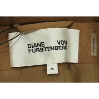 Diane Von Furstenberg Jas/Mantel Wol in Bruin