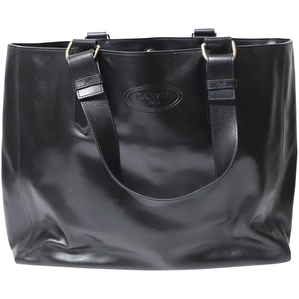 Lanvin Tote bag Leather in Black
