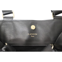 Lanvin Tote bag Leather in Black