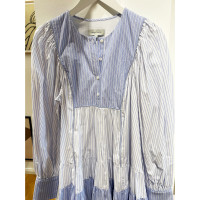 Lee Mathews Kleid aus Baumwolle in Blau