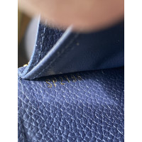 Louis Vuitton Zippy Portemonnaie en Cuir en Bleu