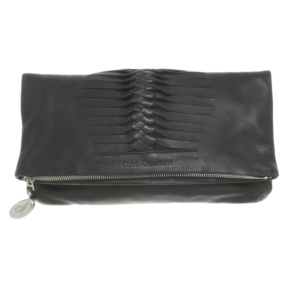 Calvin Klein Clutch in Schwarz