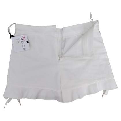 Red Valentino Shorts aus Baumwolle in Creme