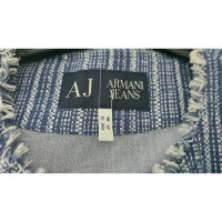 Armani Jeans Blazer Katoen in Blauw