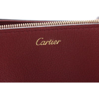 Cartier C de Cartier Bag Medium in Pelle in Bordeaux