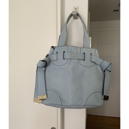 Lancel Handtasche aus Leder in Blau