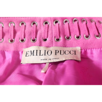 Emilio Pucci Broeken Leer in Roze