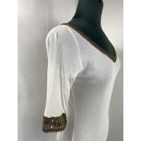 Ermanno Scervino Top en Coton en Blanc