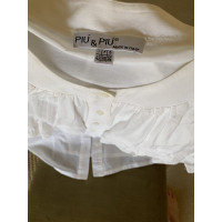Piu & Piu Top Cotton in White