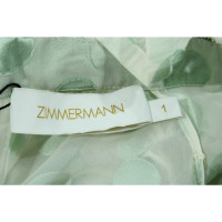 Zimmermann Robe en Soie en Vert