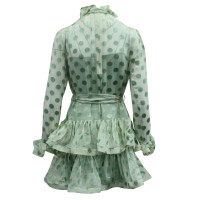 Zimmermann Kleid aus Seide in Grün