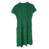 Hvn Dress Silk in Green