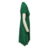 Hvn Dress Silk in Green