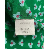 Hvn Dress Silk in Green