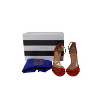 Aquazzura Sandales en Daim en Rouge