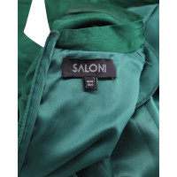 Saloni Kleid aus Seide in Grün