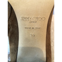 Jimmy Choo Stiefeletten aus Wildleder in Braun