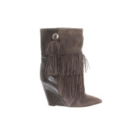 Isabel Marant Stiefel aus Leder in Taupe