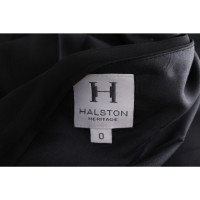 Halston Robe en Soie en Noir
