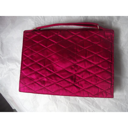 Chanel Flap Bag Silk in Fuchsia