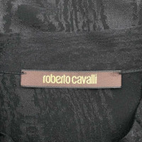 Roberto Cavalli Oberteil aus Seide in Schwarz