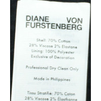 Diane Von Furstenberg Jas/Mantel Katoen in Blauw
